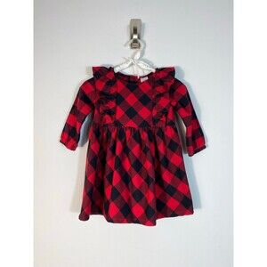 Just One You Made by Carter’s Baby Buffalo Plaid Dress 9M